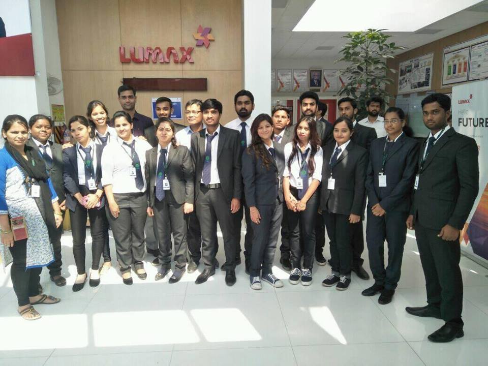 Students of IPS visited Lumax Industries Ltd