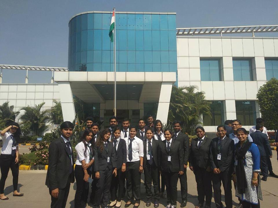 Students of IPS visited Lumax Industries Ltd